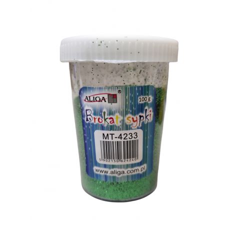 Brokat sypki Aliga 100g, Zielony